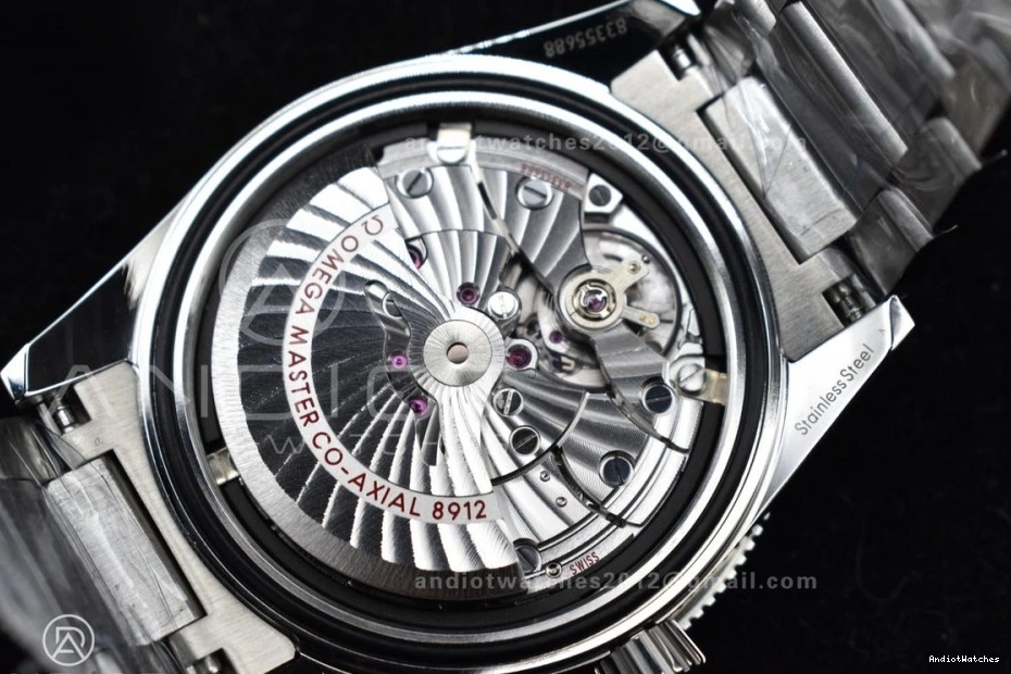 300 on 1060 Tailored A8912 Dial Heritage SS Seamaster Clone VSF Black Super Best 1:1 Edition Bracelet 0503